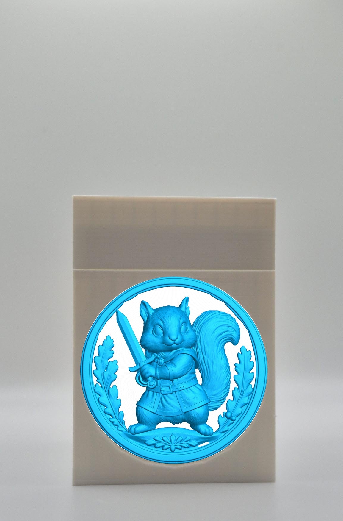 Squirrel Card Box — White