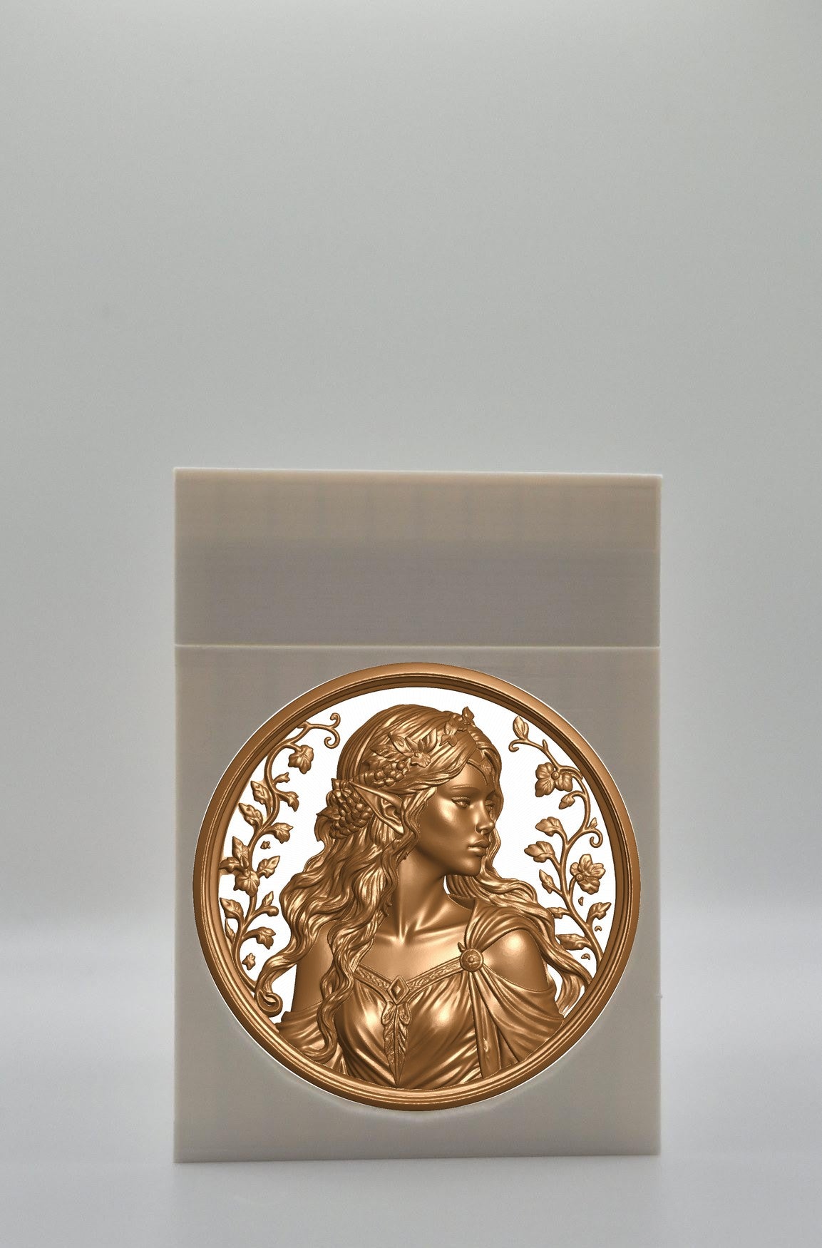 Elf Maiden Card Box — White