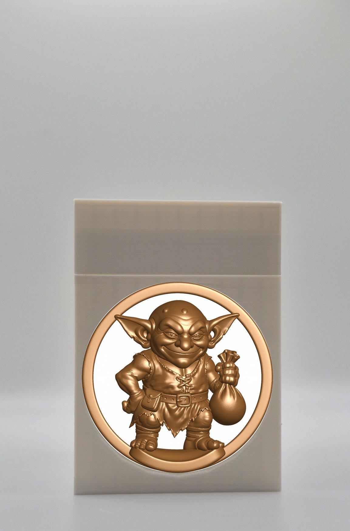 Greedy Goblin Card Box — White