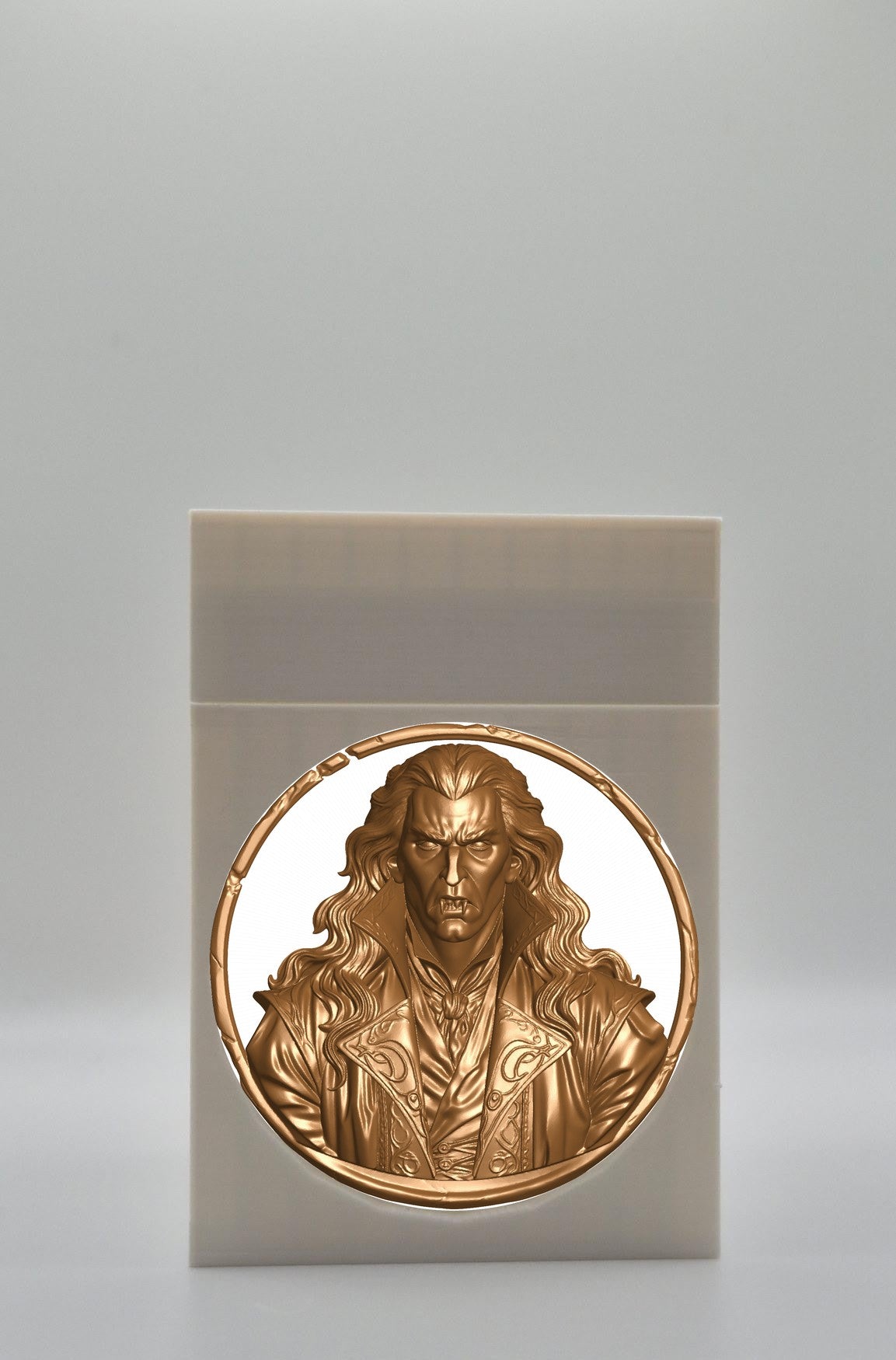 Gothic Vampire Card Box — White