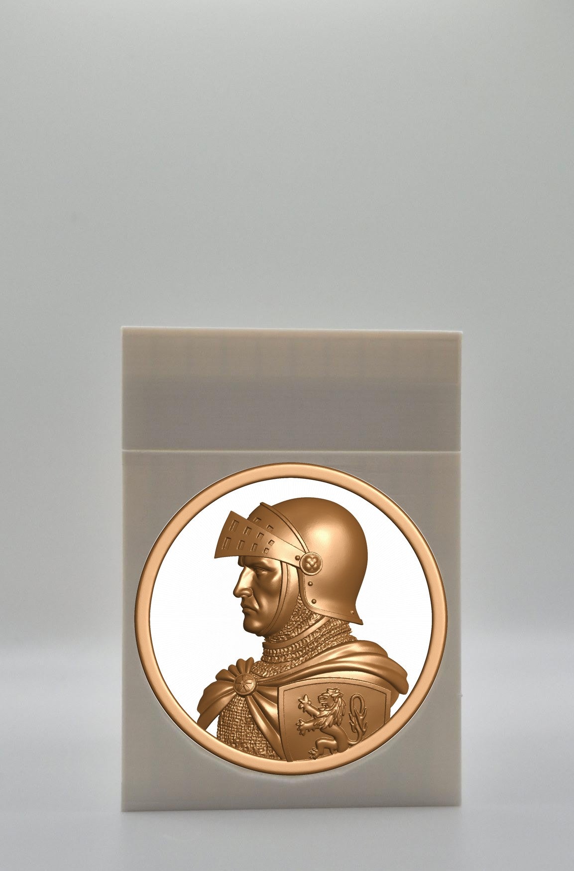 Knight Card Box — White