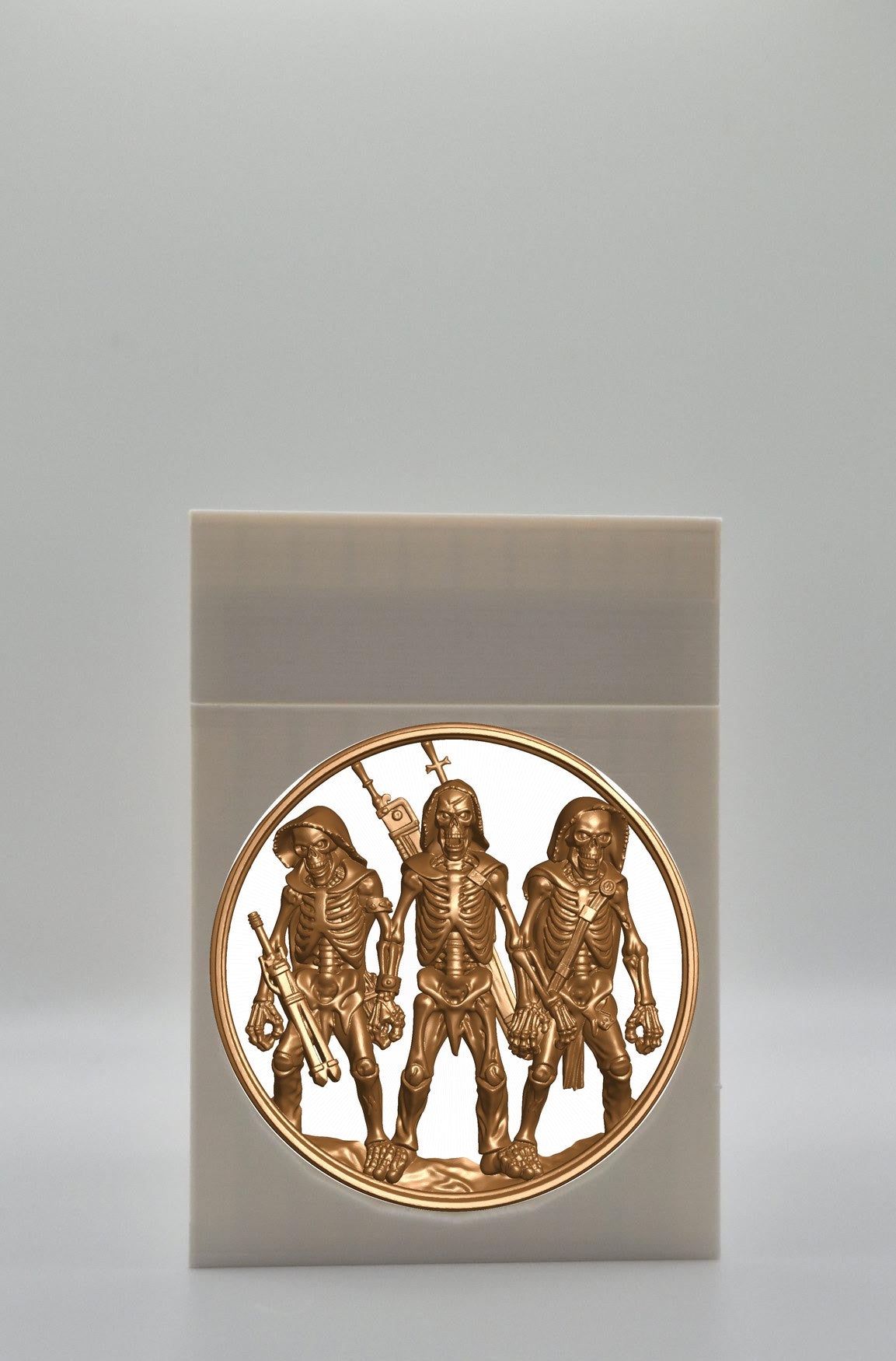 Skeleton Army Card Box — White