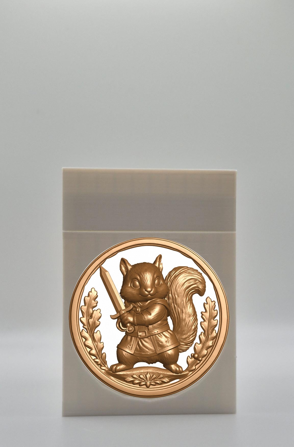 Squirrel Card Box — White