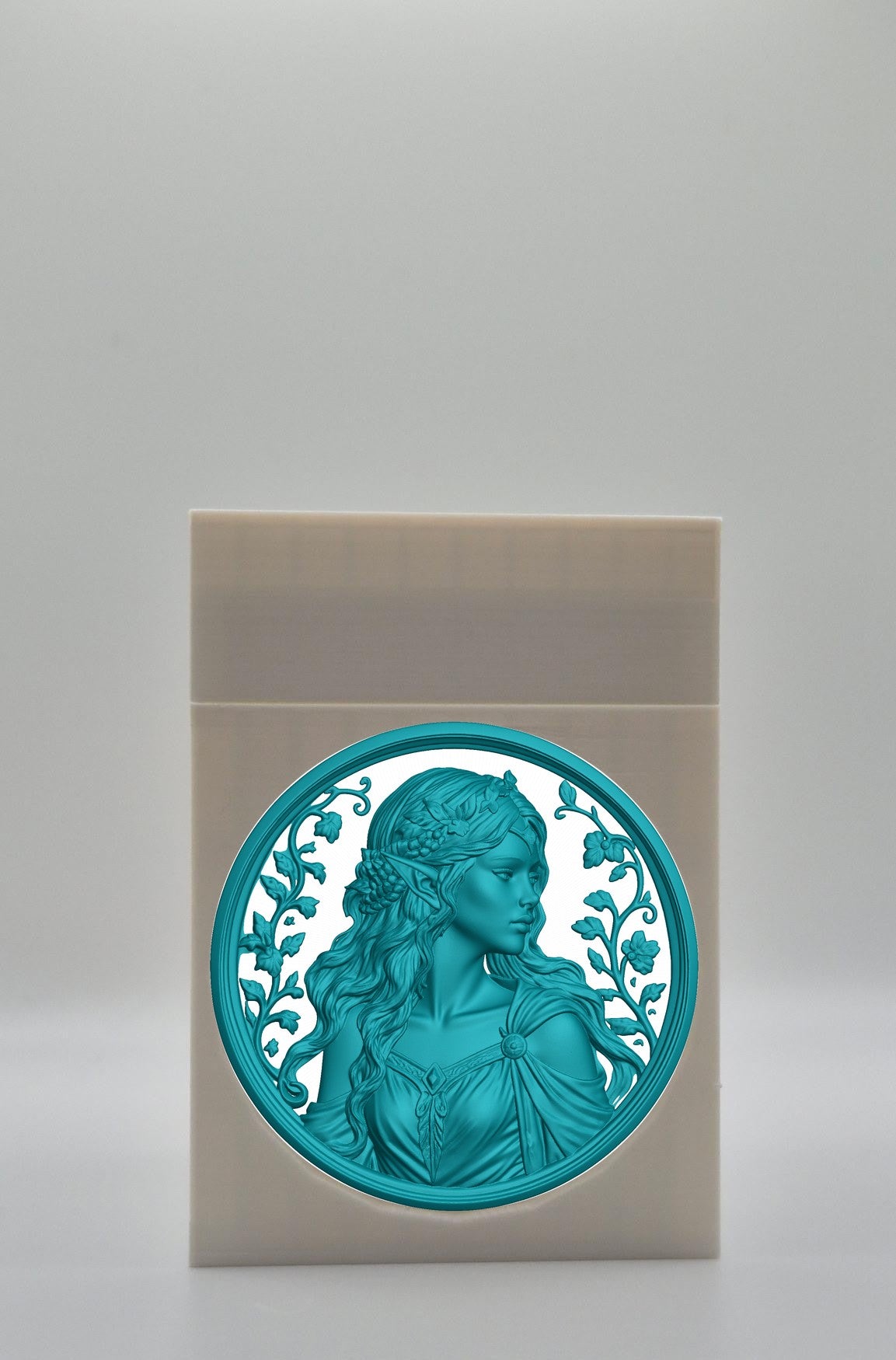 Elf Maiden Card Box — White