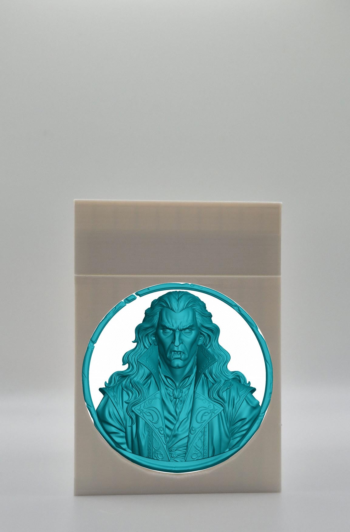 Gothic Vampire Card Box — White