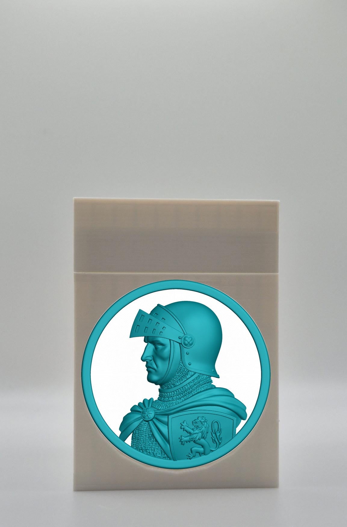 Knight Card Box — White