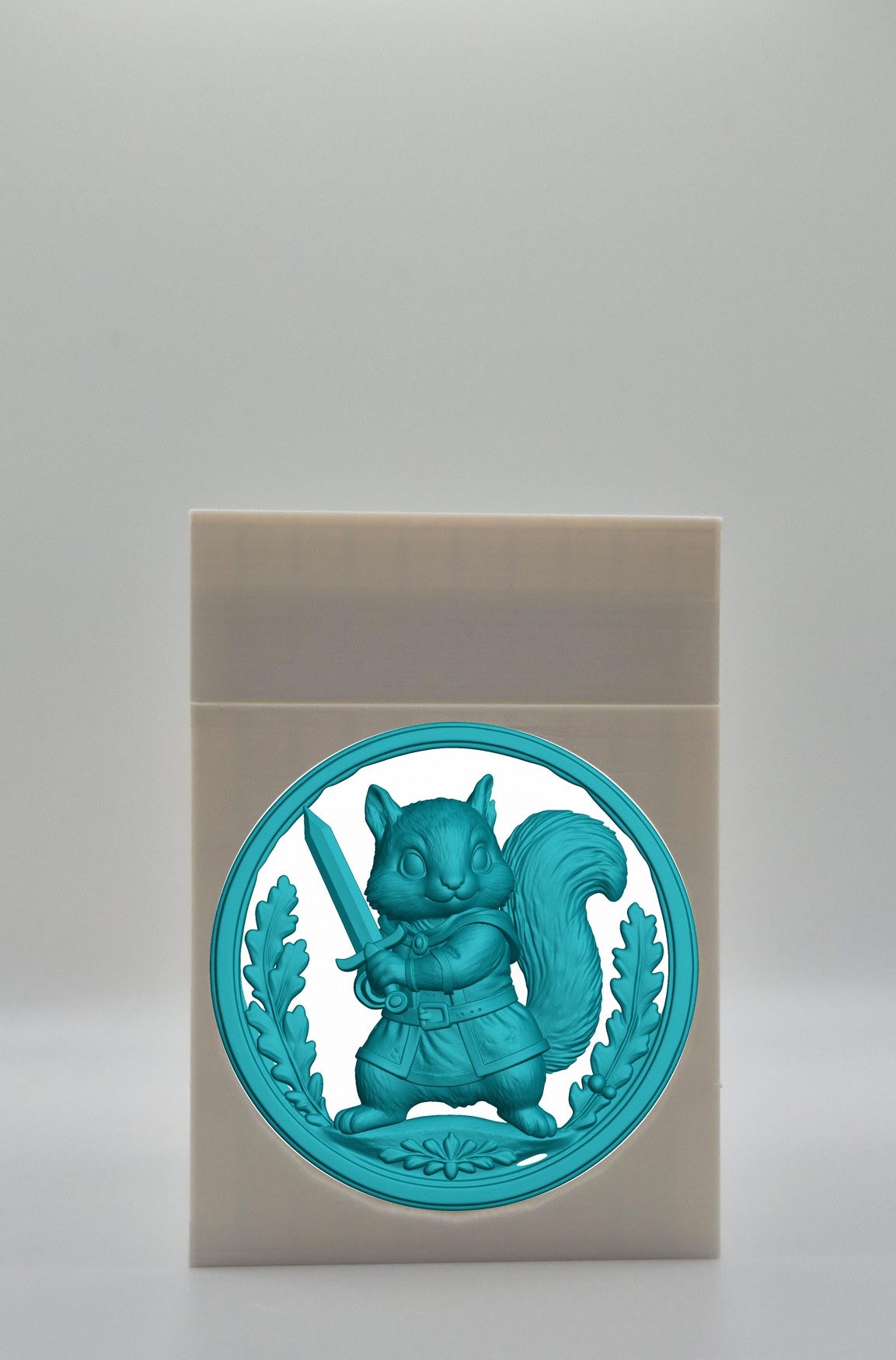 Squirrel Card Box — White