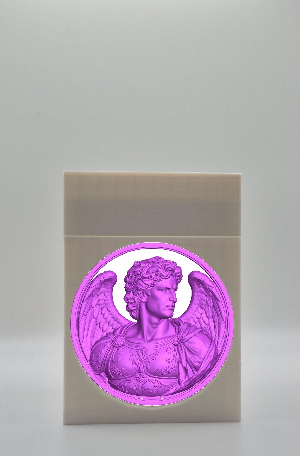 Angel Card Box — White
