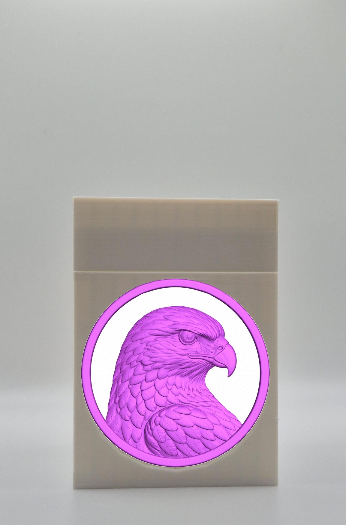 Eagle Card Box — White