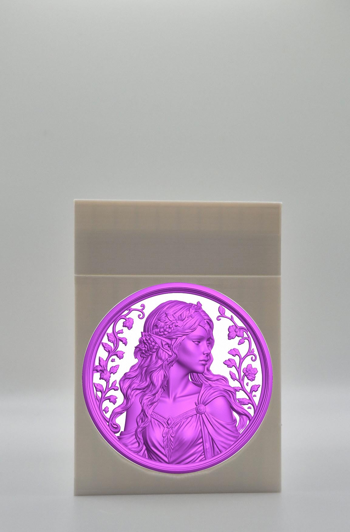 Elf Maiden Card Box — White