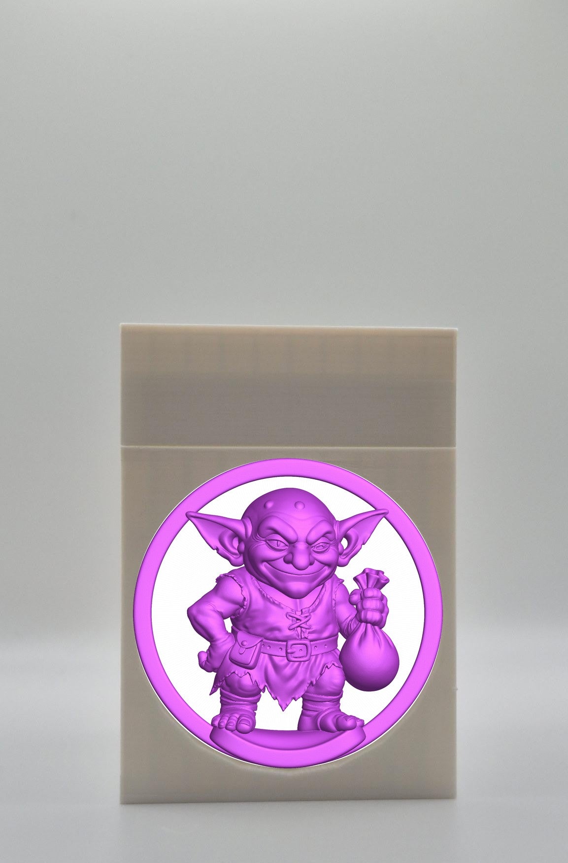 Greedy Goblin Card Box — White
