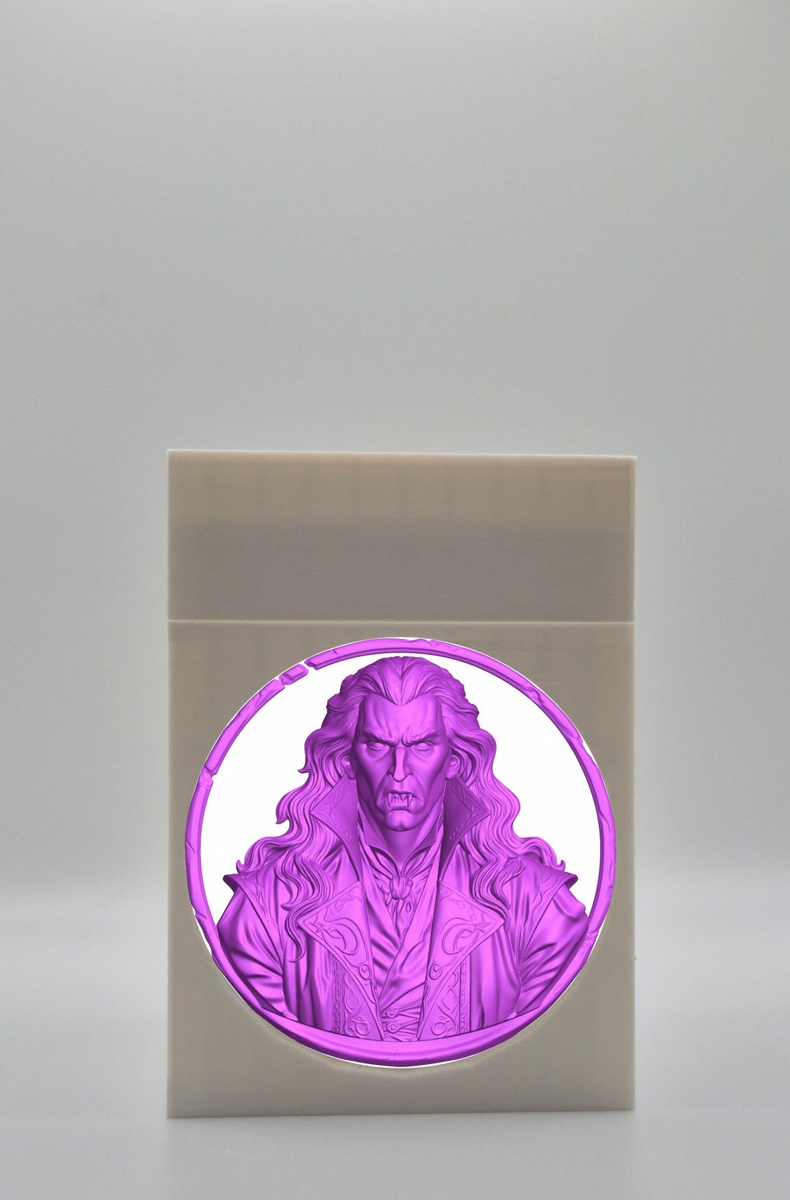 Gothic Vampire Card Box — White
