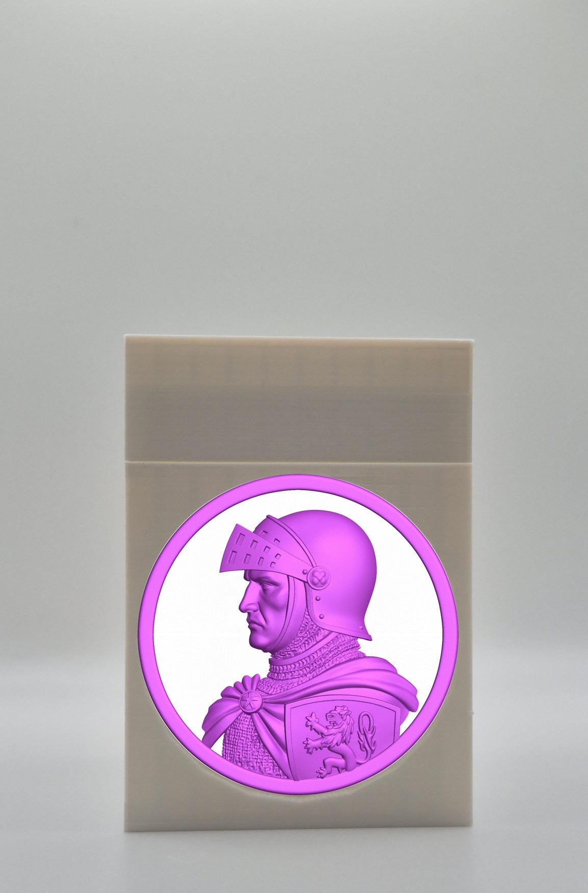 Knight Card Box — White