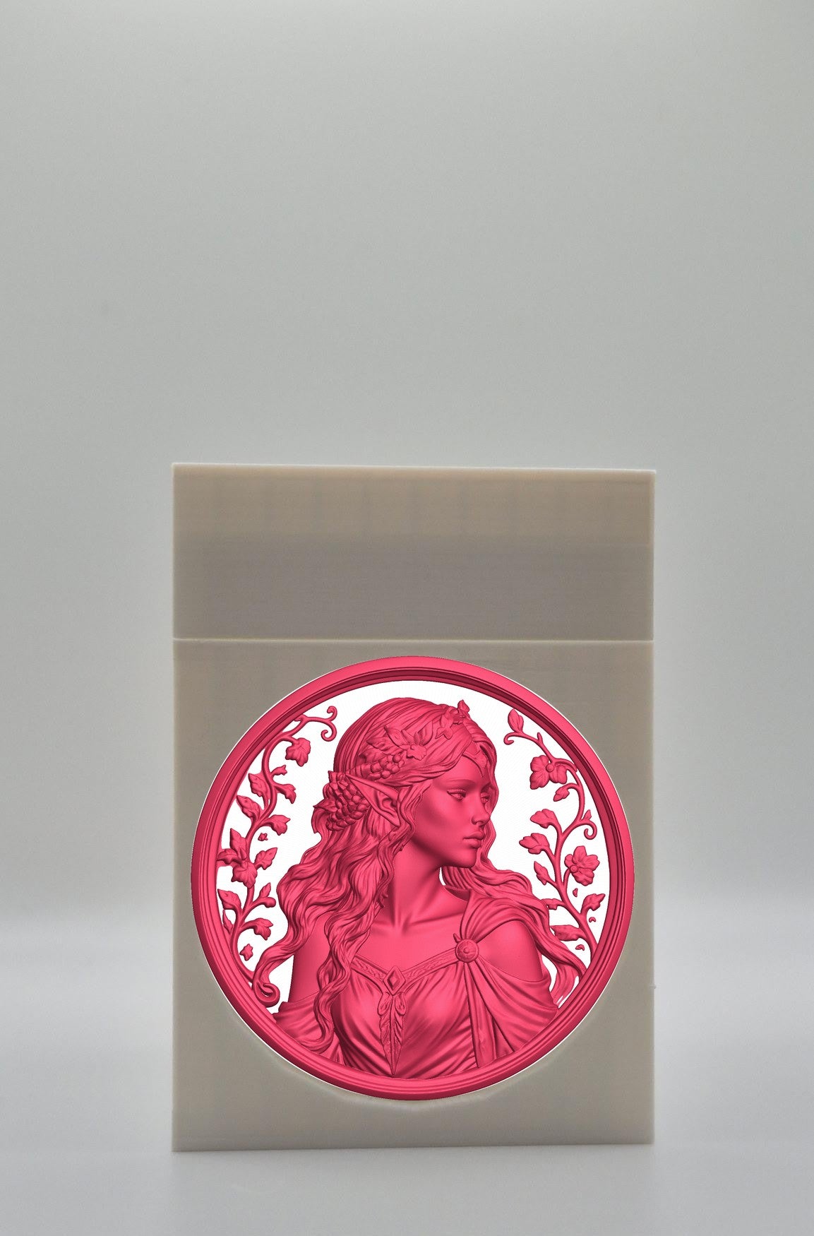 Elf Maiden Card Box — White