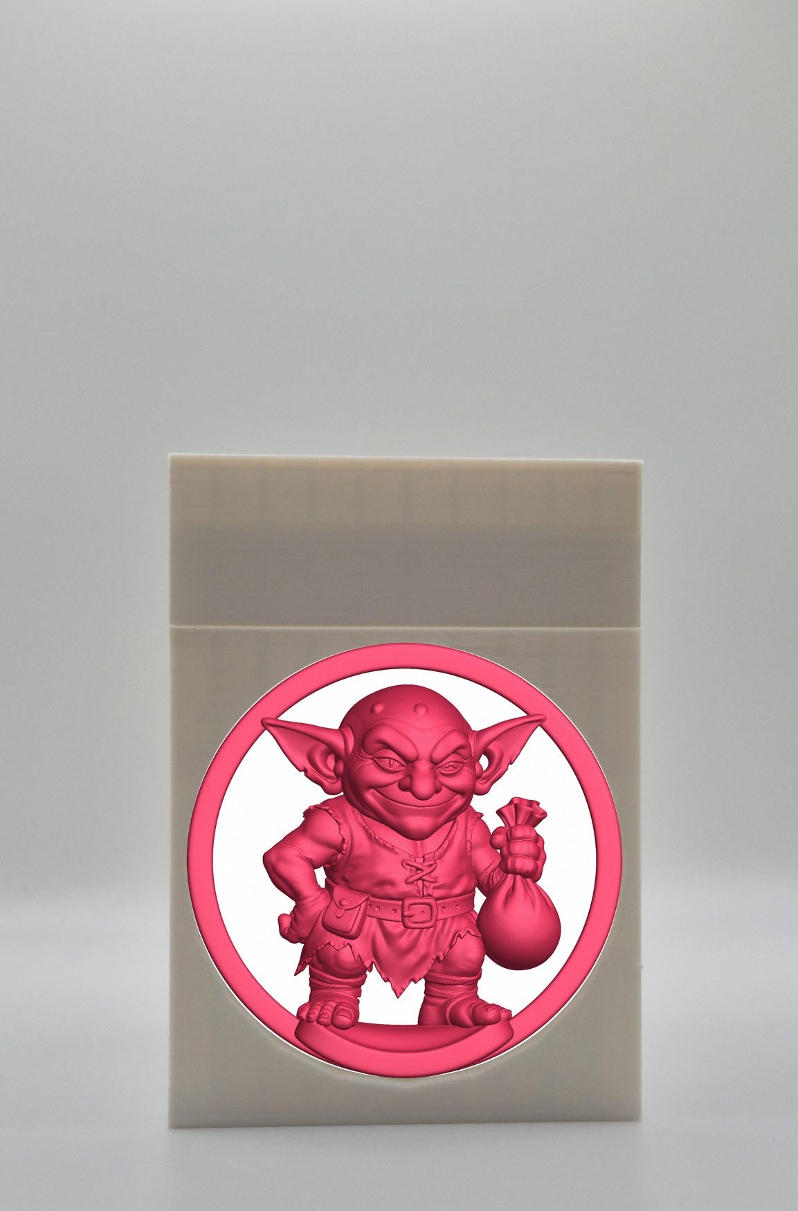 Greedy Goblin Card Box — White