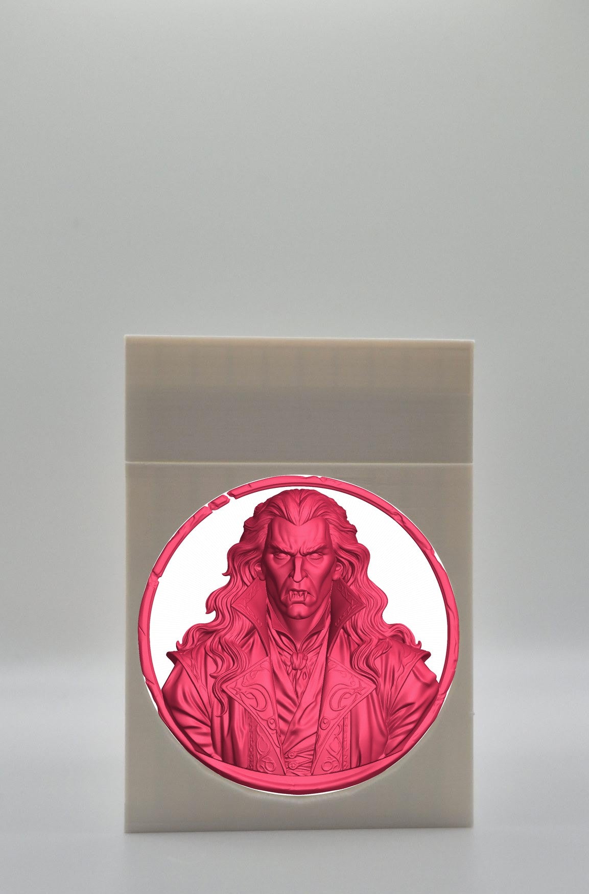 Gothic Vampire Card Box — White