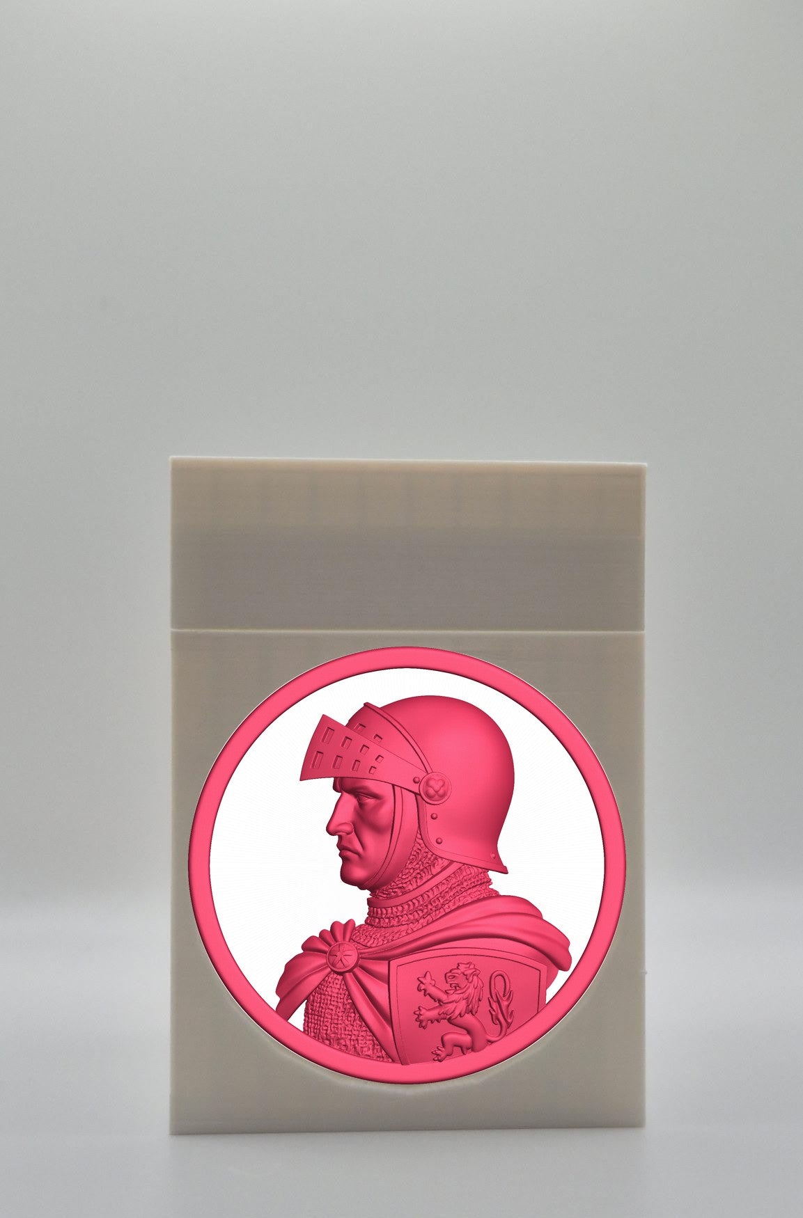 Knight Card Box — White