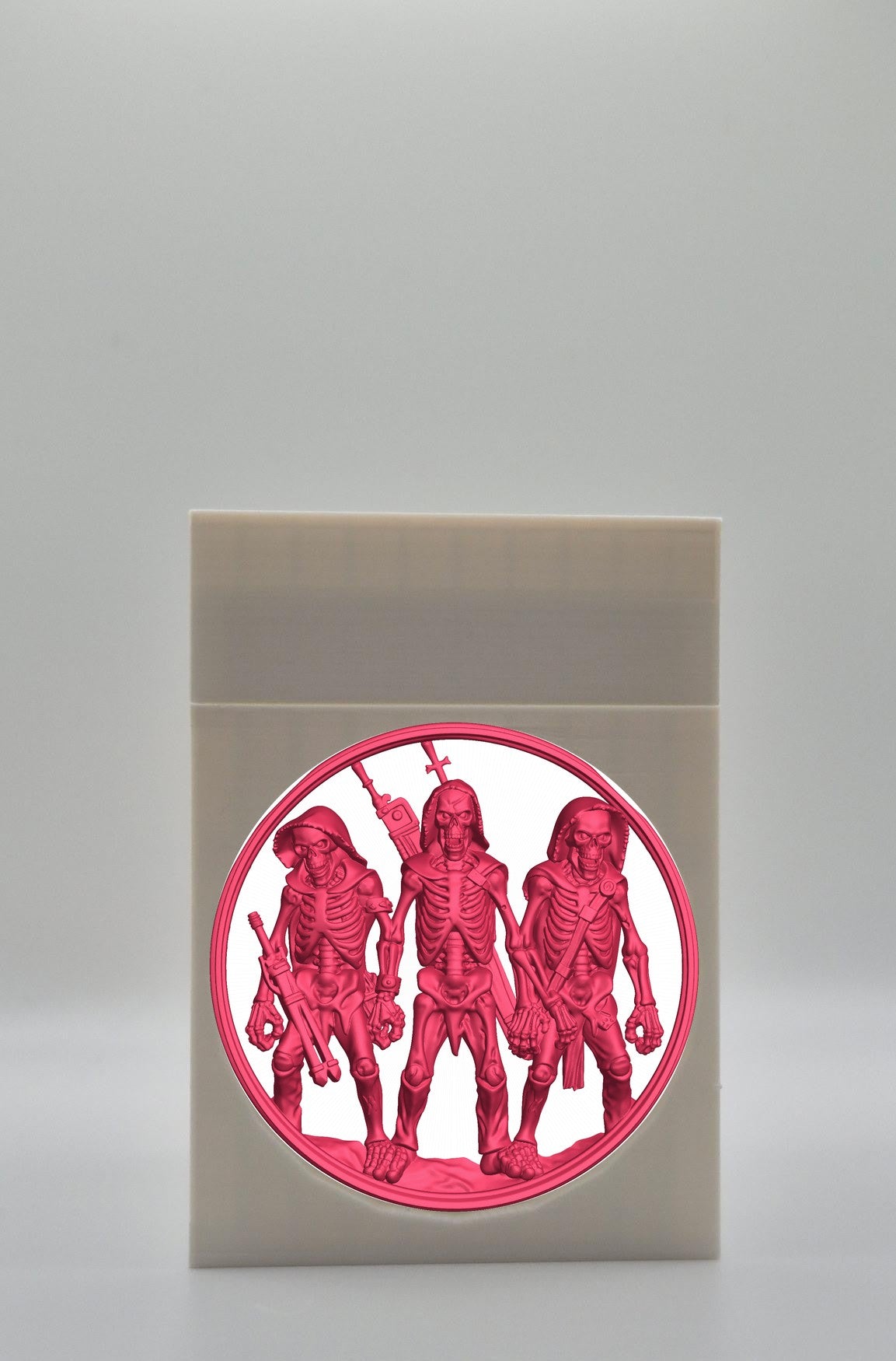 Skeleton Army Card Box — White