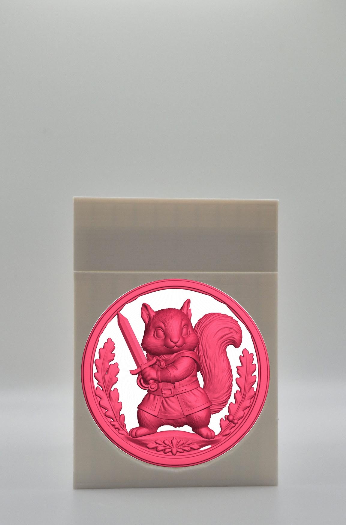 Squirrel Card Box — White
