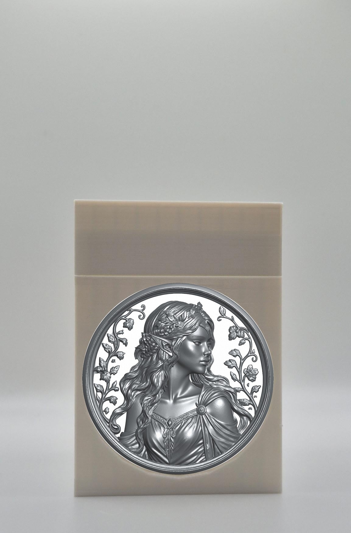 Elf Maiden Card Box — White