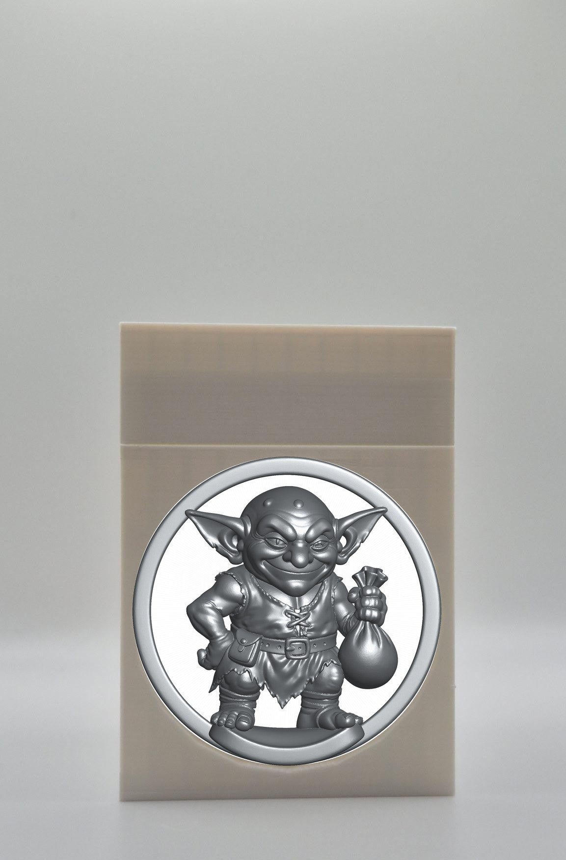 Greedy Goblin Card Box — White