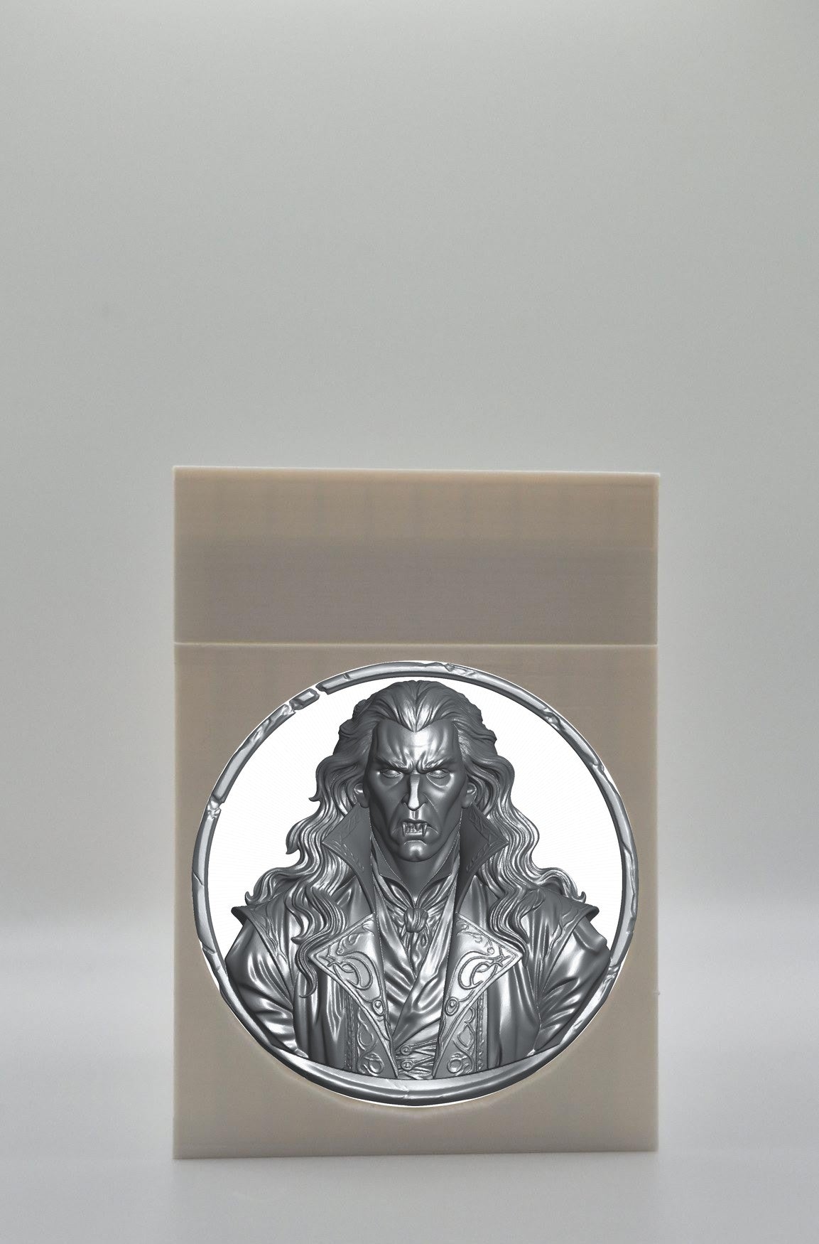 Gothic Vampire Card Box — White