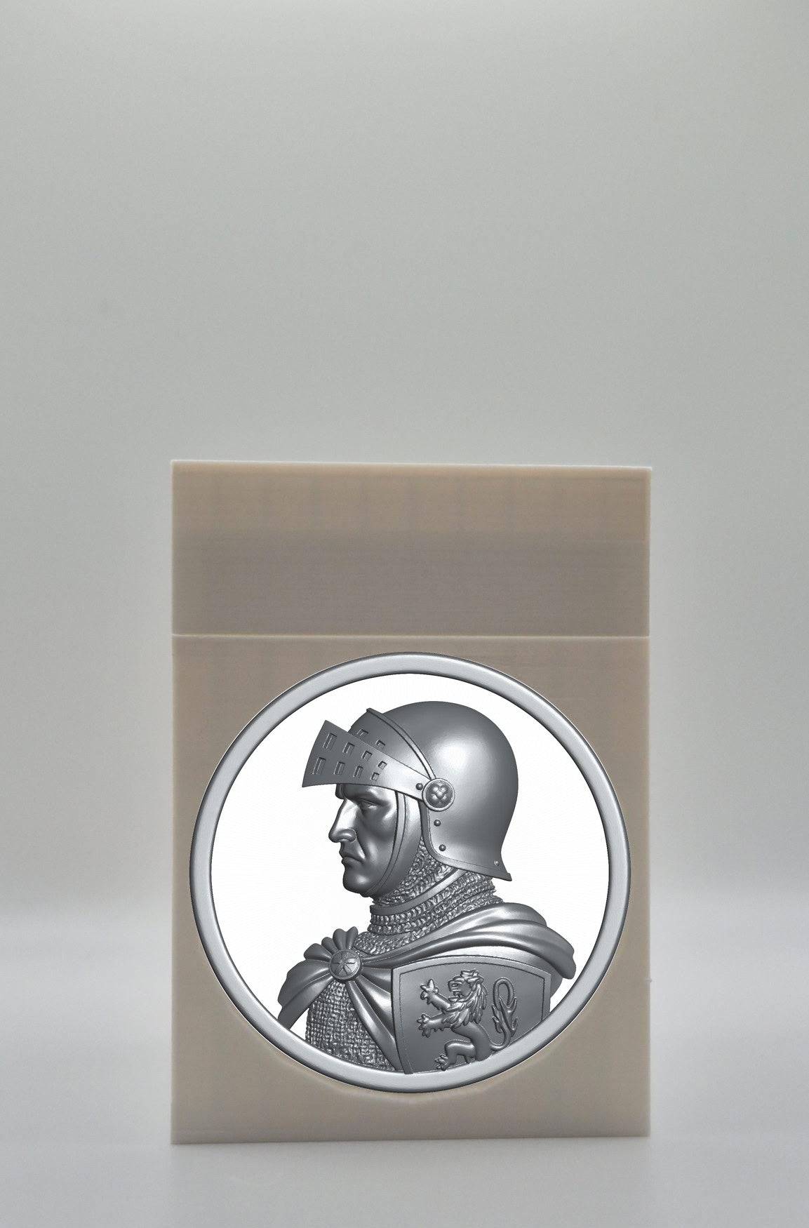 Knight Card Box — White