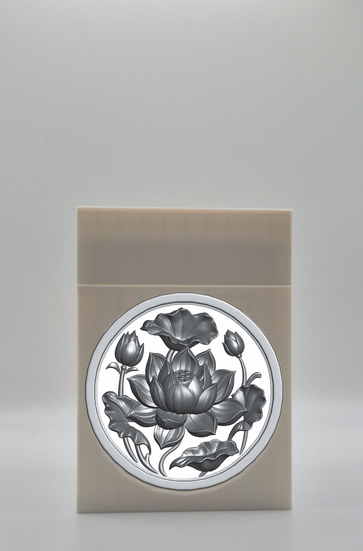 Lotus Card Box — White