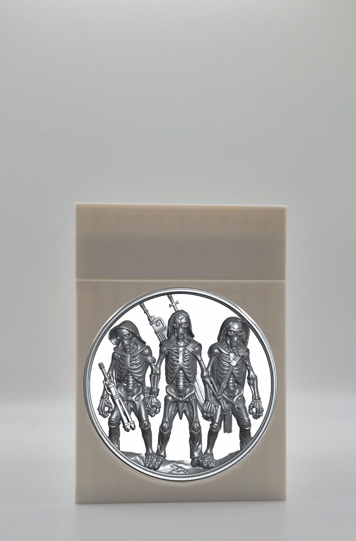 Skeleton Army Card Box — White