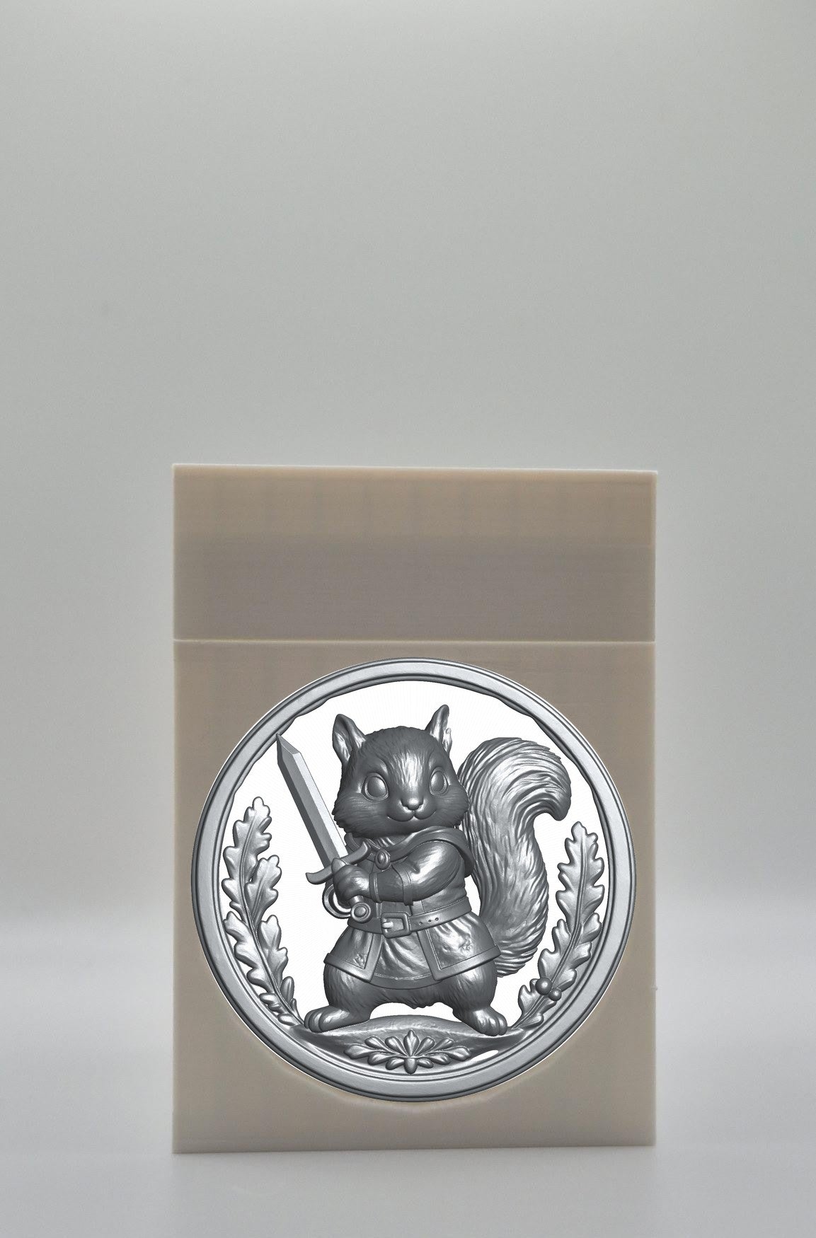 Squirrel Card Box — White