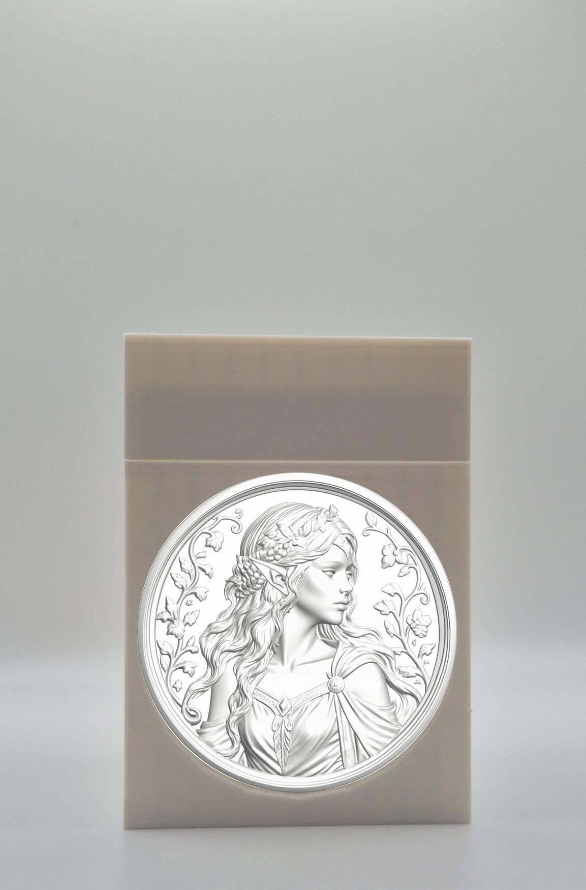 Elf Maiden Card Box — White