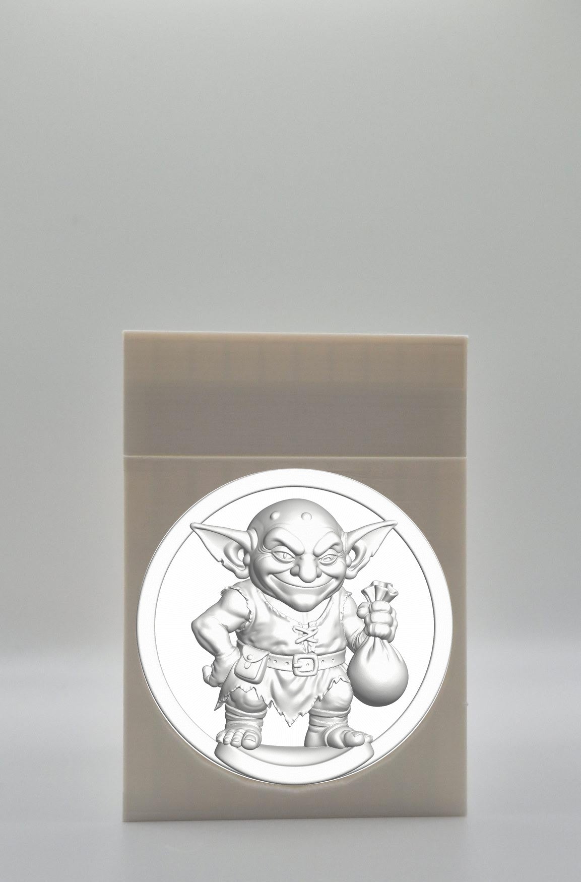 Greedy Goblin Card Box — White