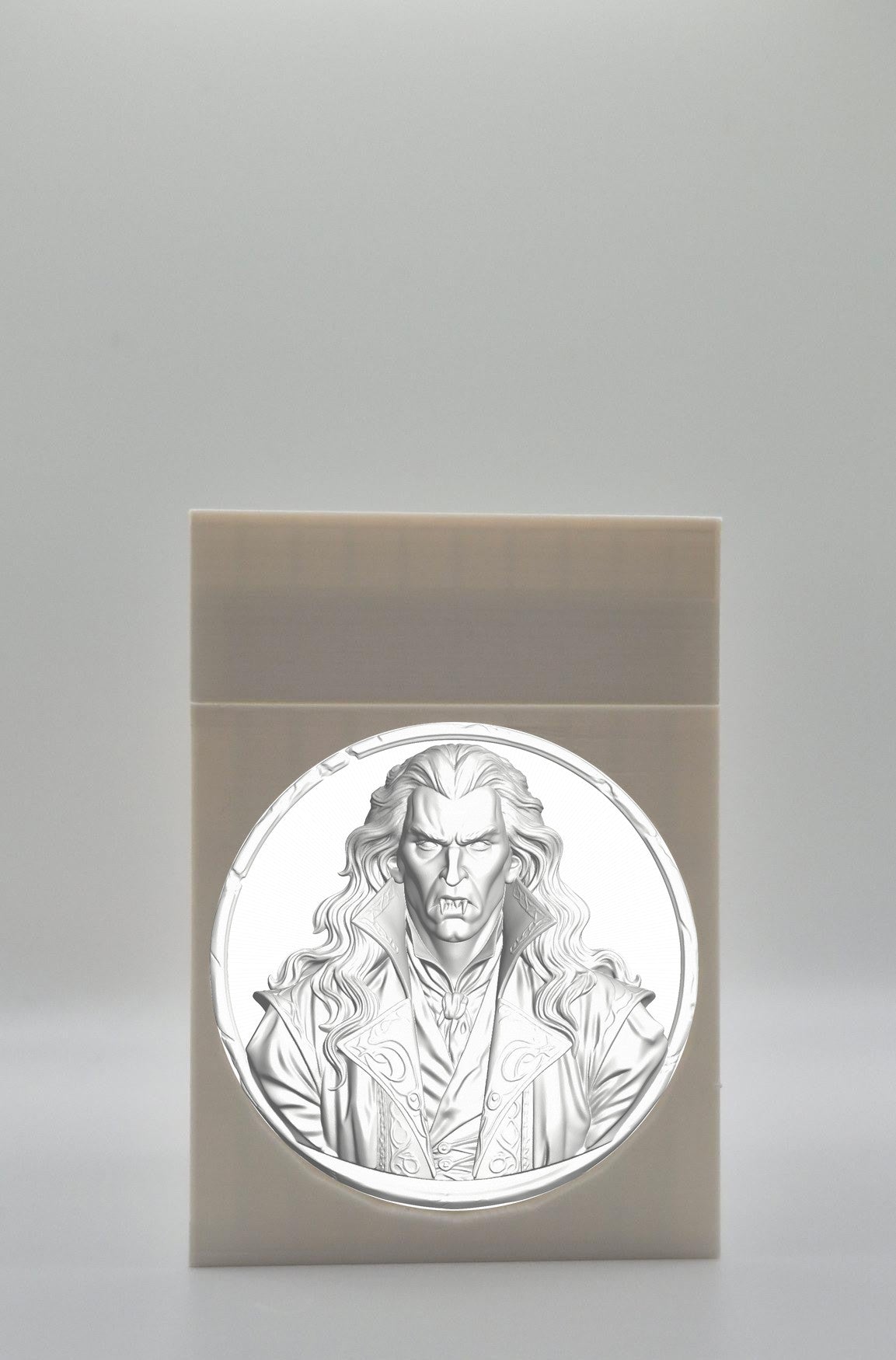 Gothic Vampire Card Box — White
