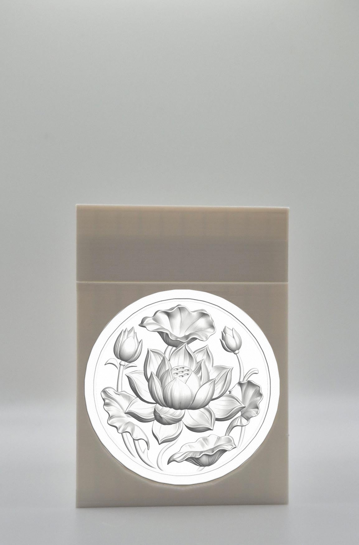 Lotus Card Box — White