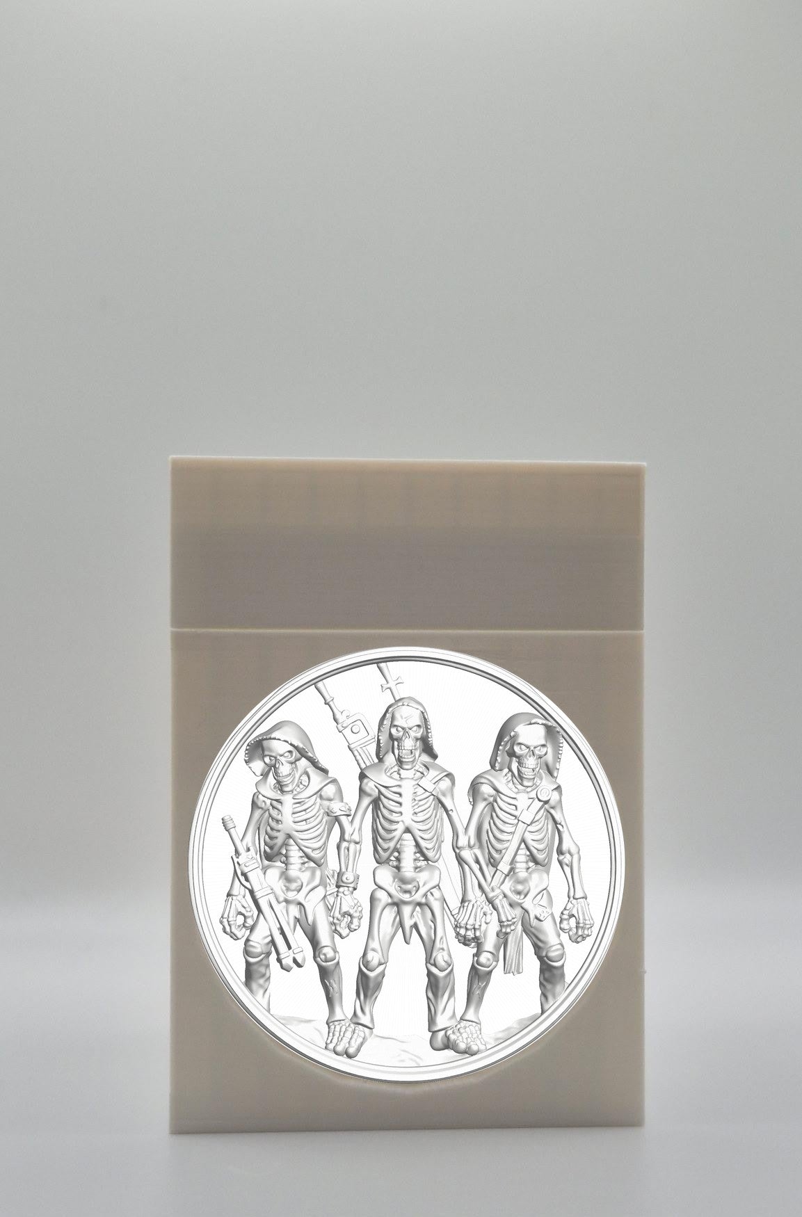 Skeleton Army Card Box — White