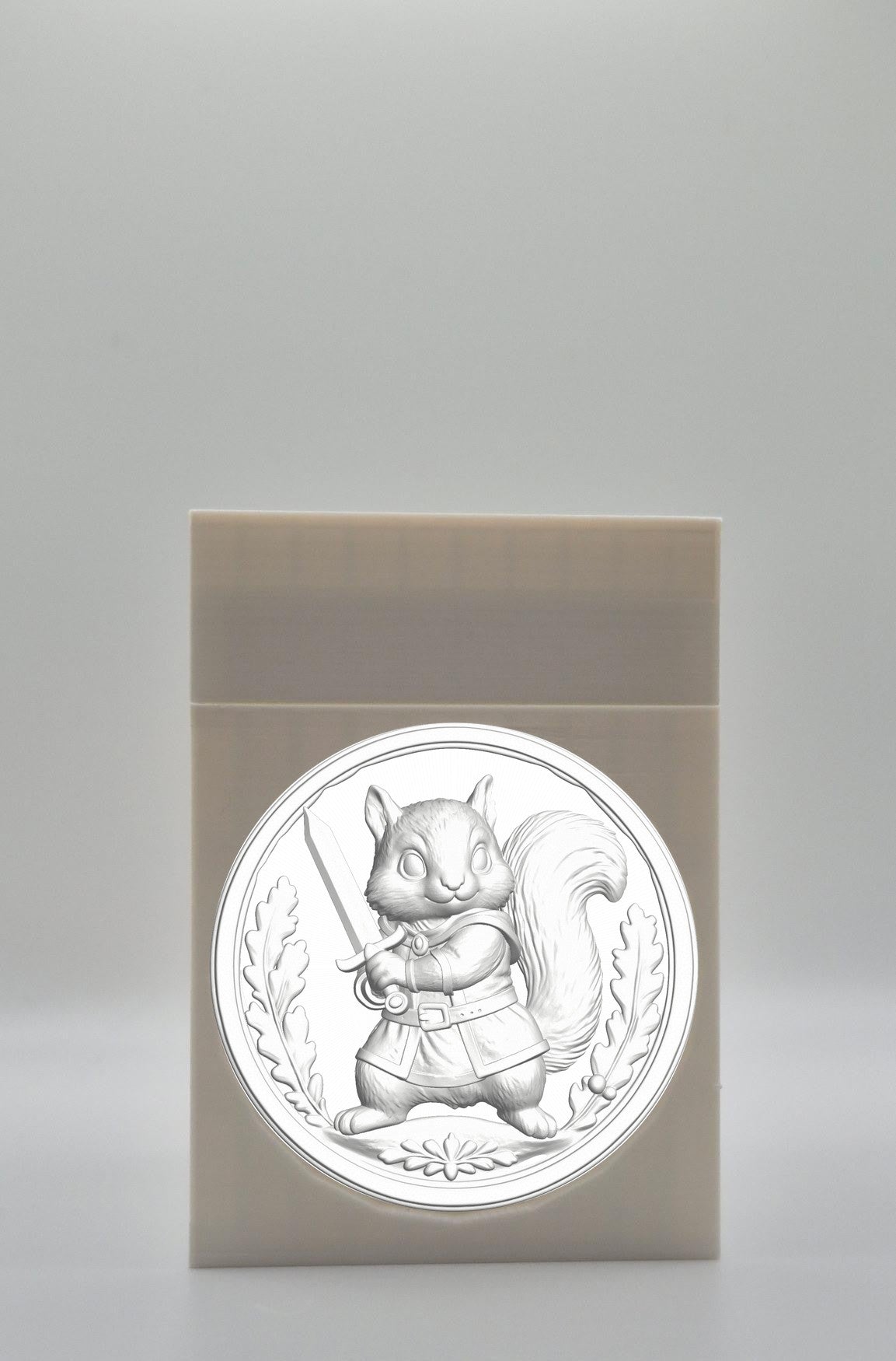 Squirrel Card Box — White