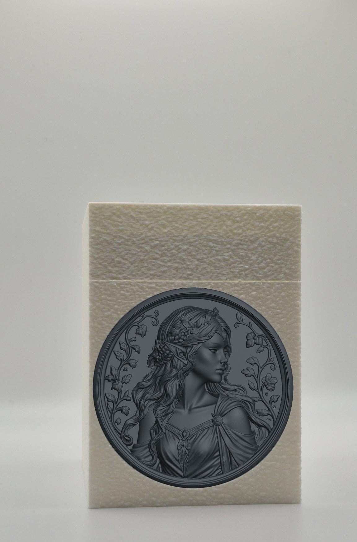 Elf Maiden Card Box — White