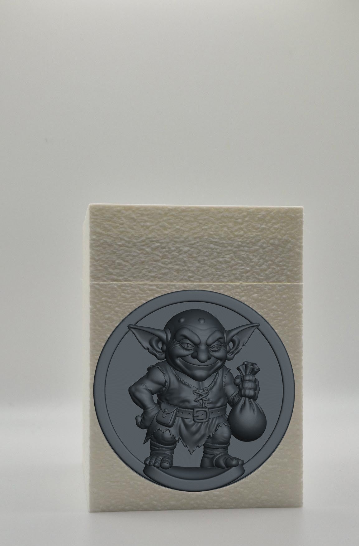 Greedy Goblin Card Box — White