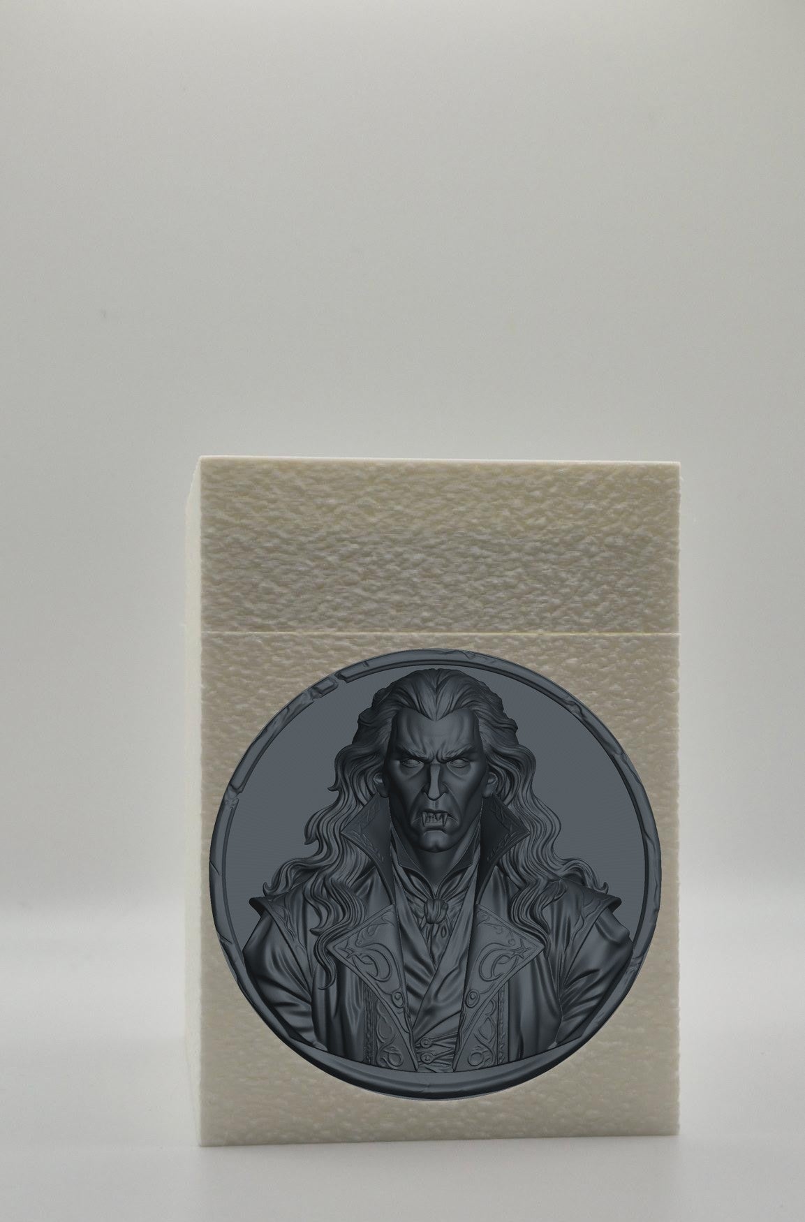 Gothic Vampire Card Box — White