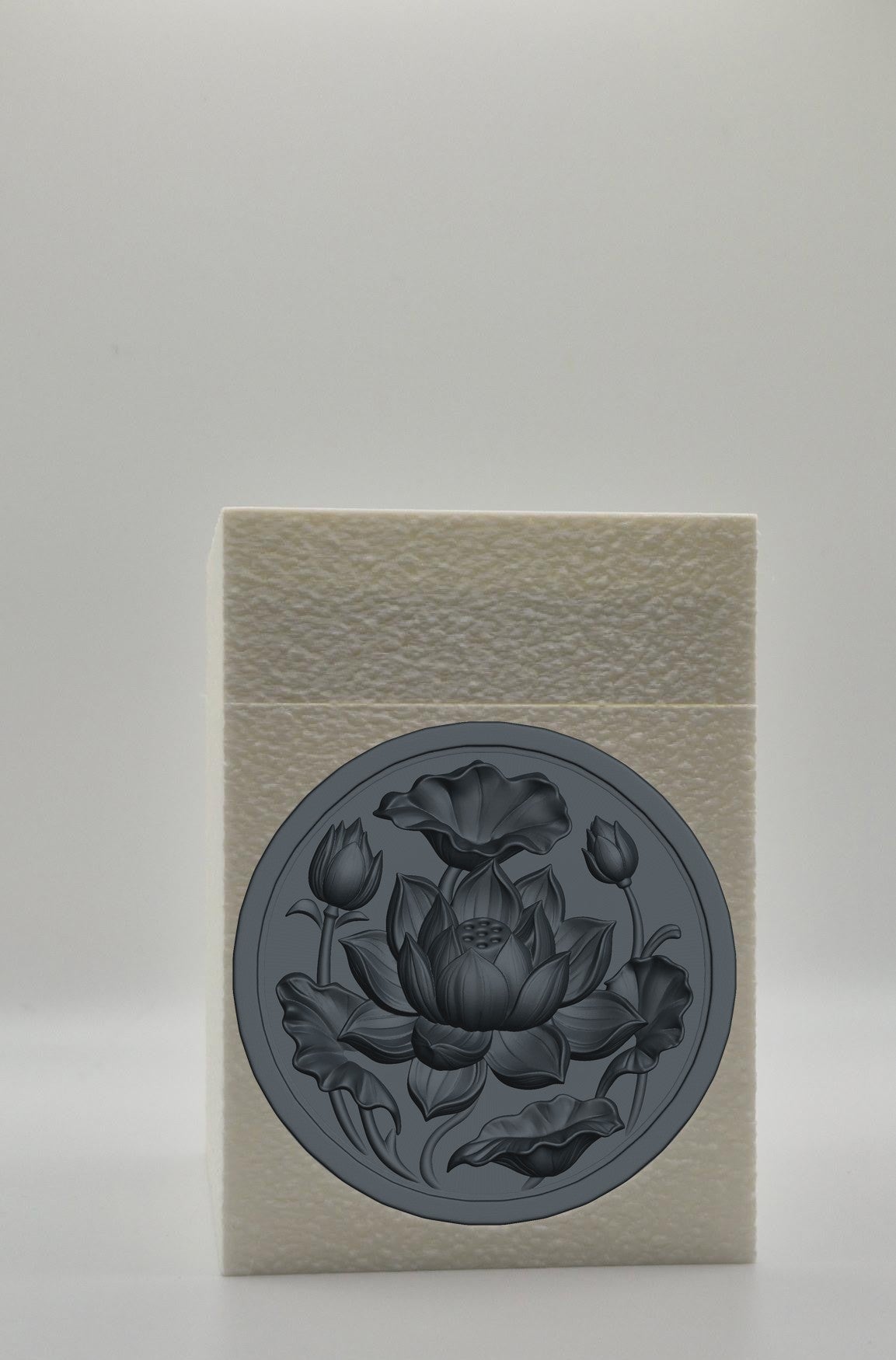Lotus Card Box — White