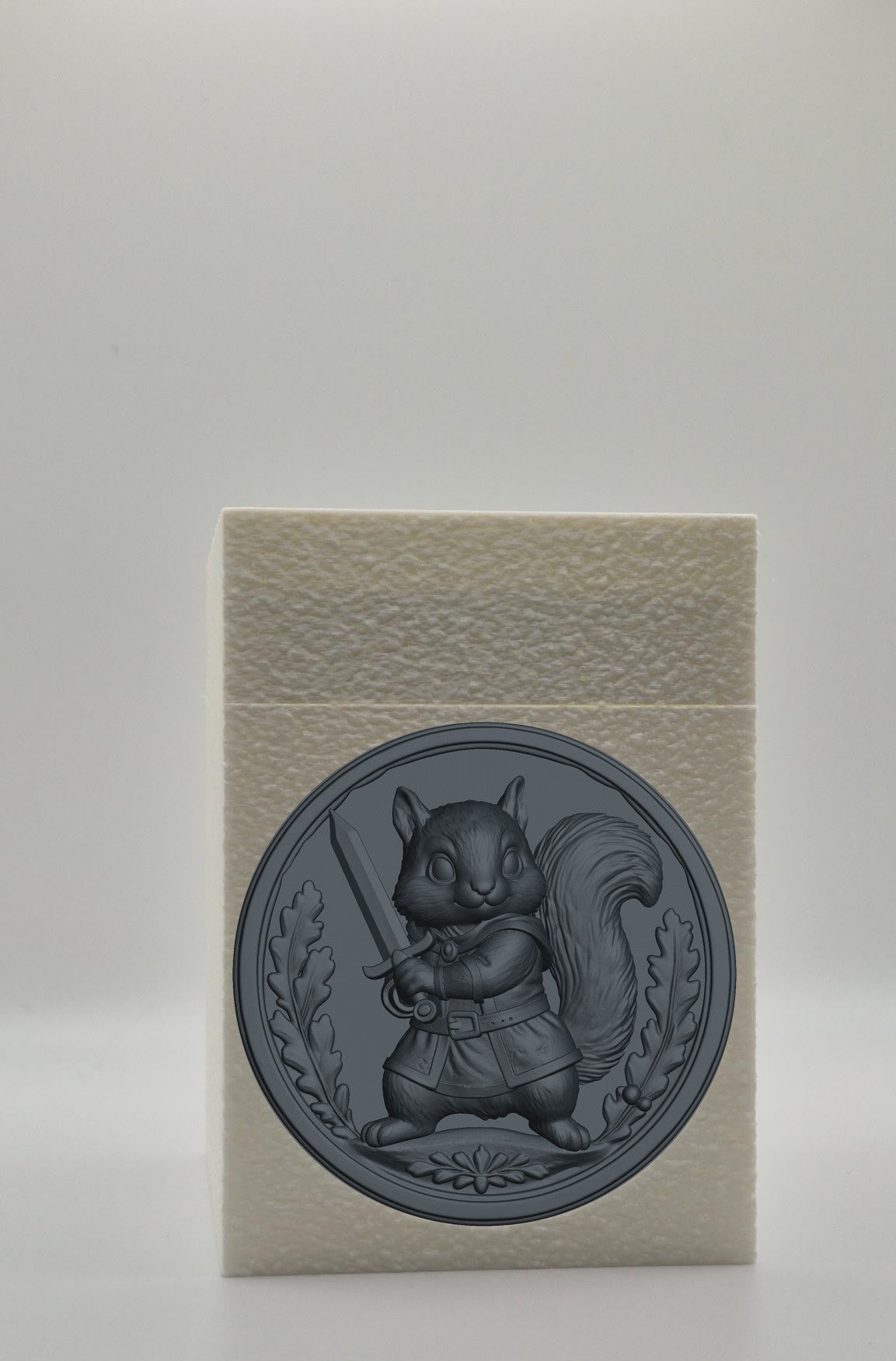 Squirrel Card Box — White