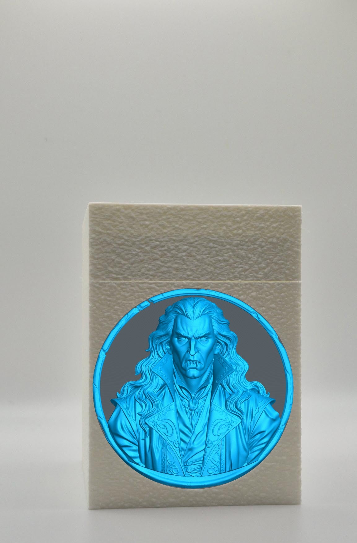 Gothic Vampire Card Box — White