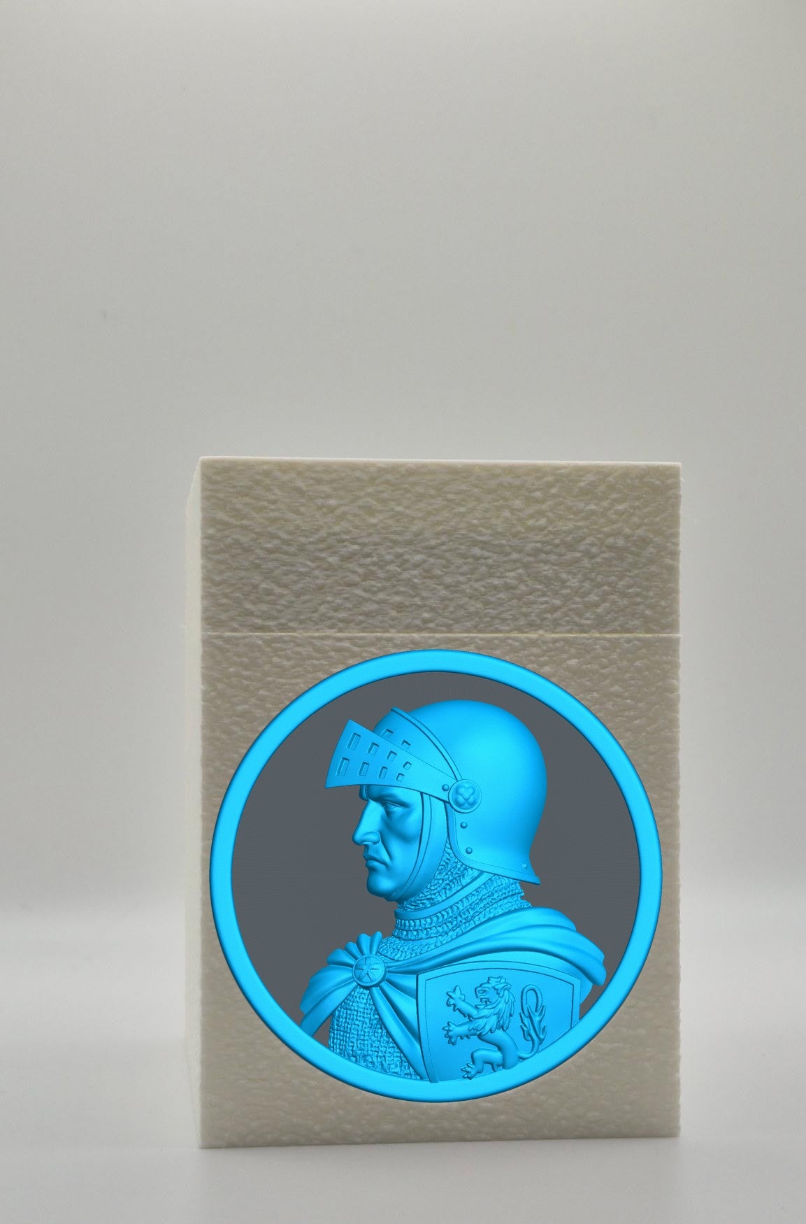 Knight Card Box — White