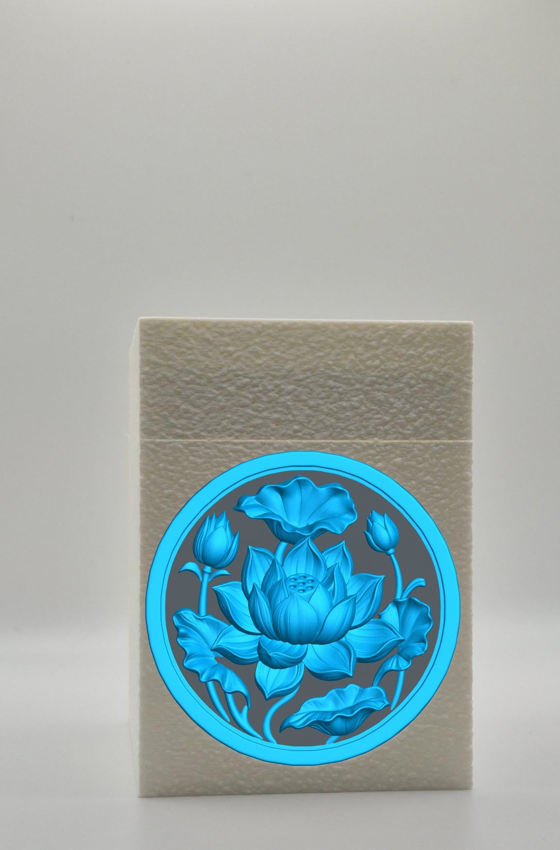 Lotus Card Box — White
