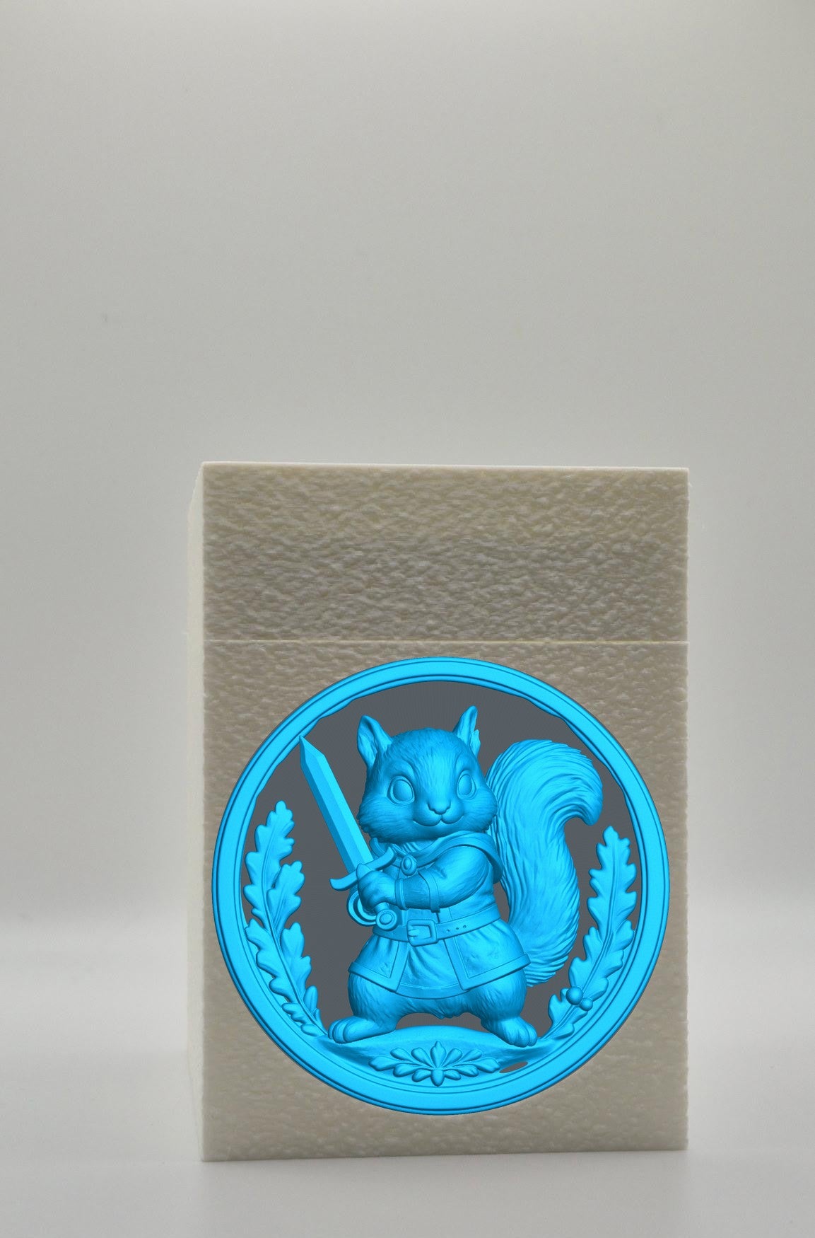 Squirrel Card Box — White