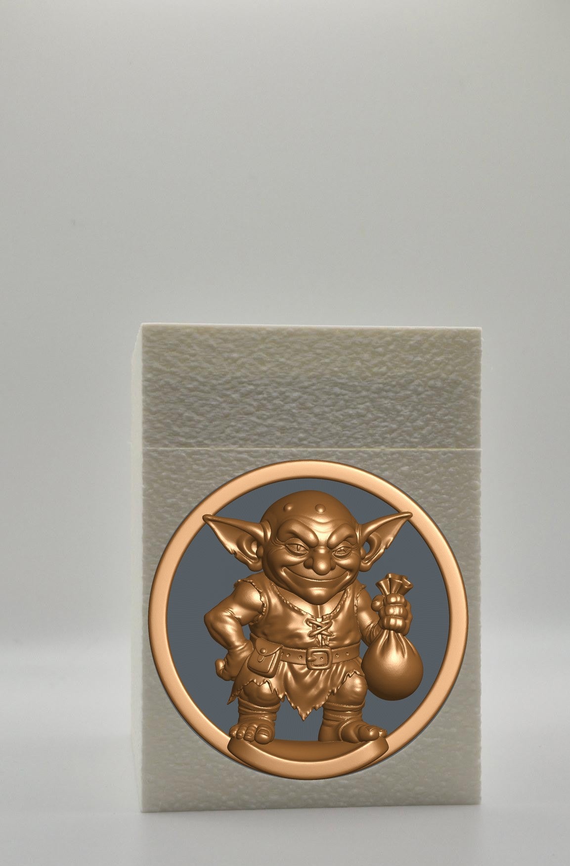 Greedy Goblin Card Box — White