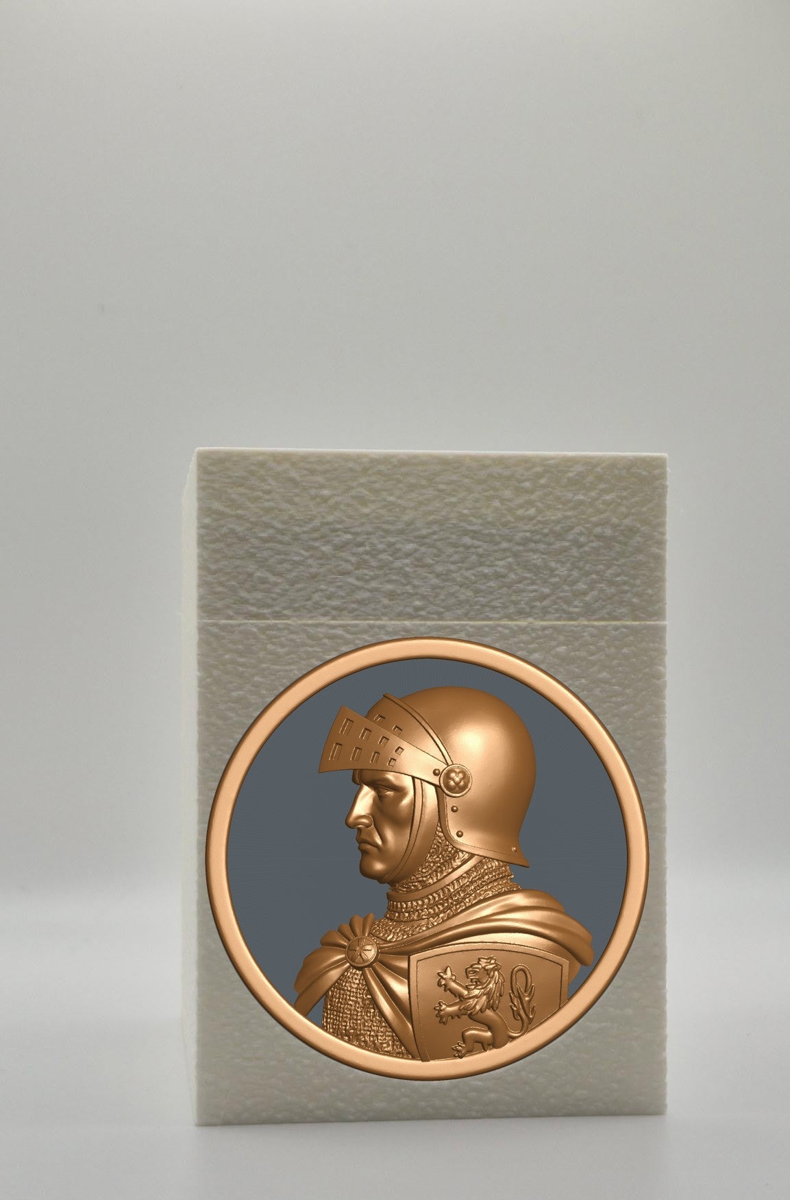 Knight Card Box — White