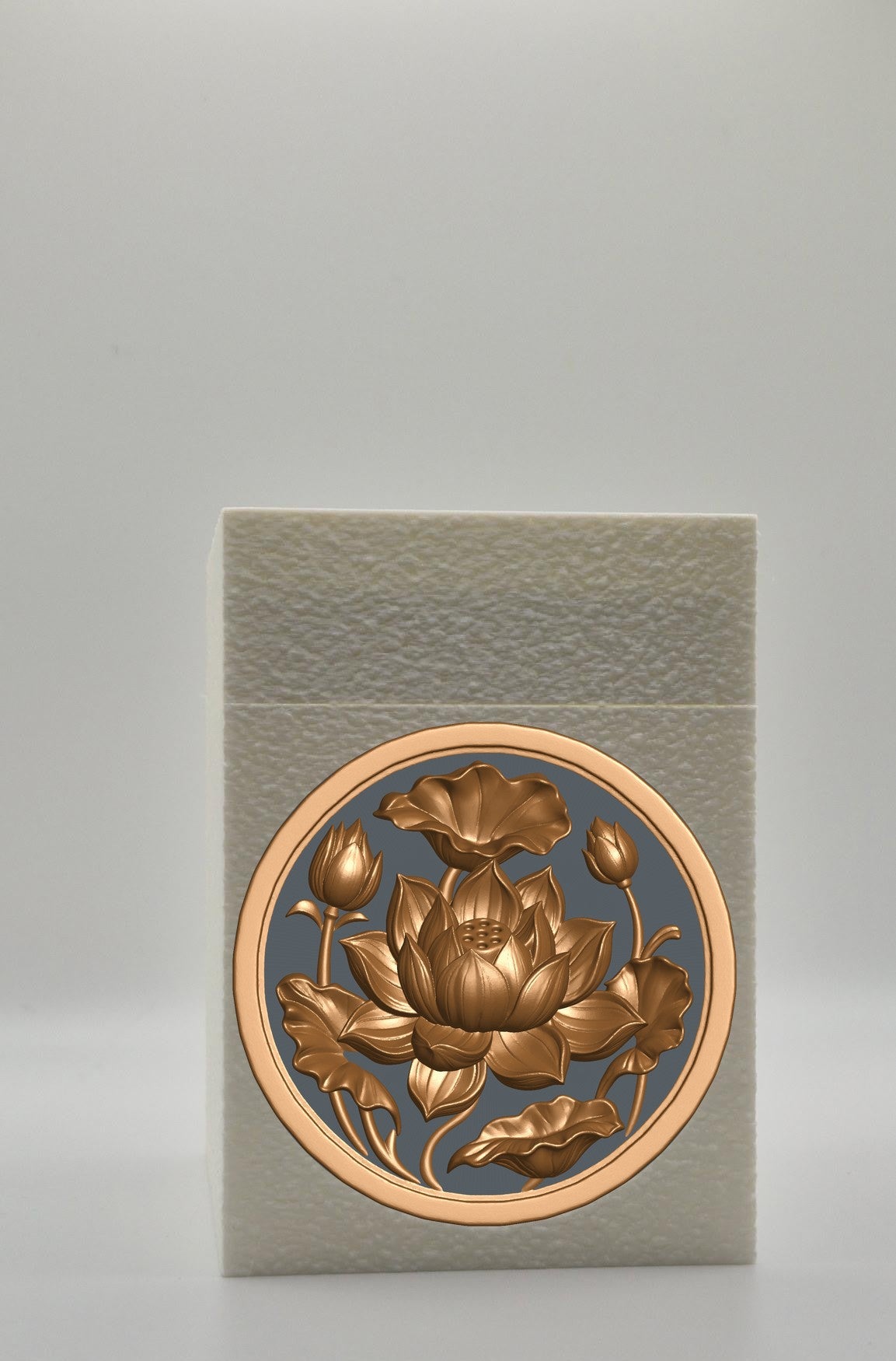 Lotus Card Box — White
