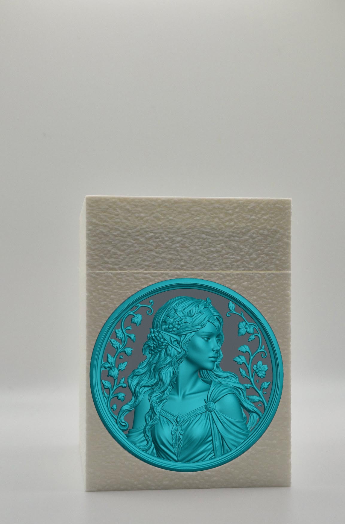 Elf Maiden Card Box — White