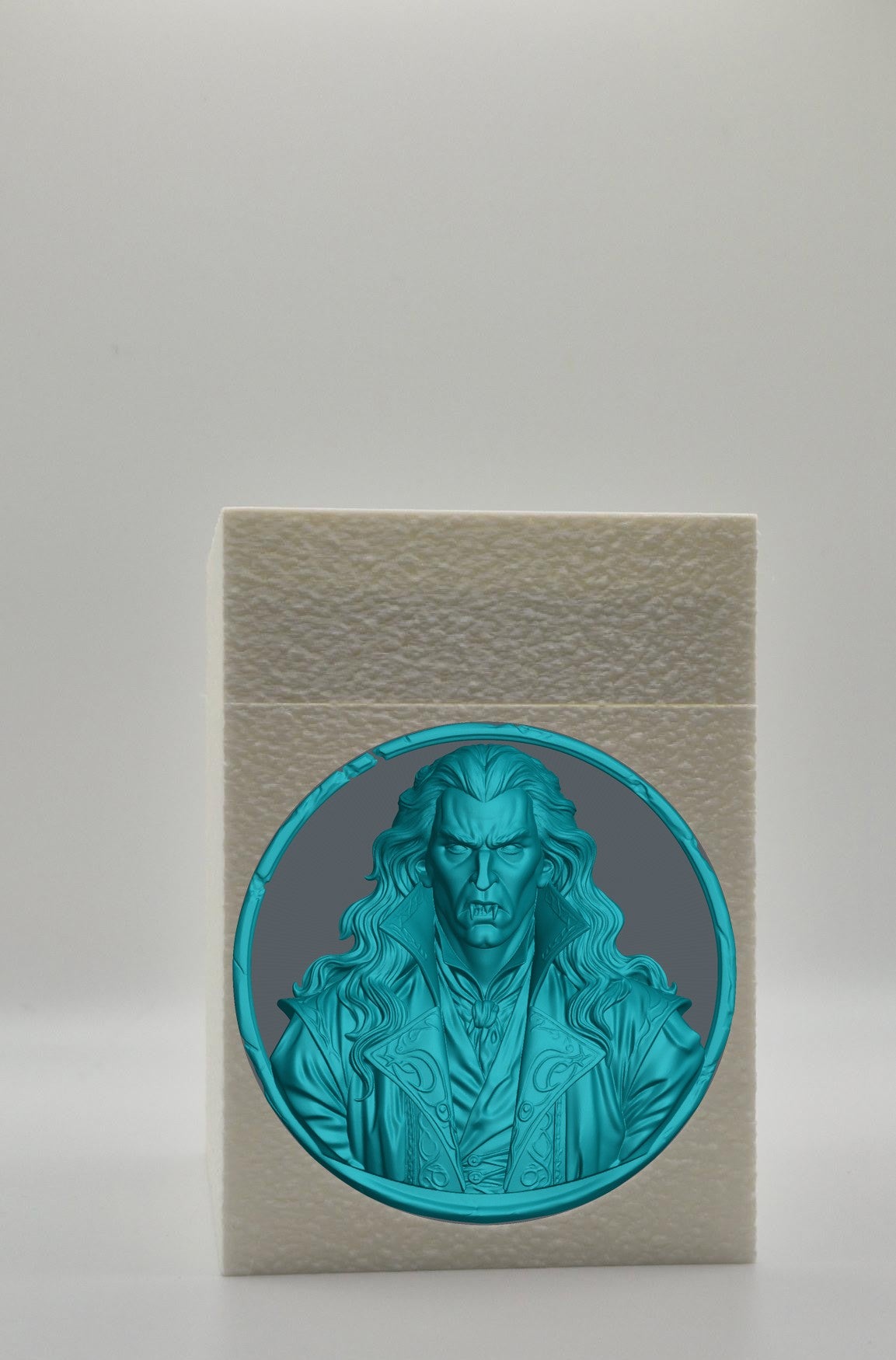 Gothic Vampire Card Box — White